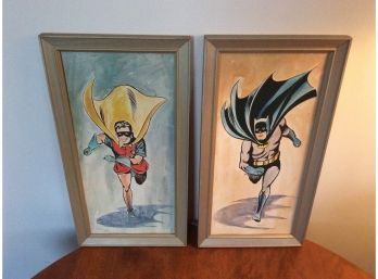 Vintage Batman And Robin Prints
