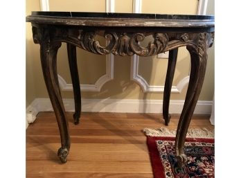 Elegant French Marble Top Table