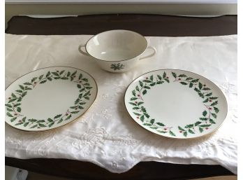 Lennox Holiday Pattern Miscellaneous Plates And Bowls
