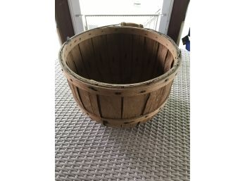 Nice Sized Apple Bucket Handmade In Maine