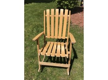 Nice Wooden Collapsible Rocking Chair