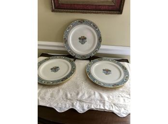 Set Of 6  Vintage Lenox “ The Autumn “ Pattern Dinner Plates