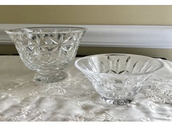 2 Beautiful Waterford Crystal Lismore Bowls