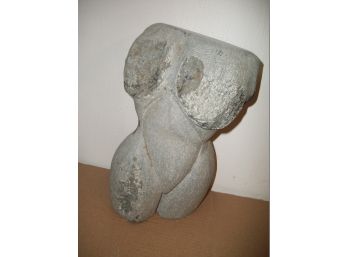 Gorgeous Vintage Stone Womans Torso Statue - Very Well Done