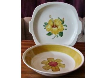Platter & Serving Bowl (VALUED $100+)