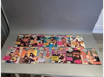 Lot Of 11 World Championship Wrestling WCW Magazines