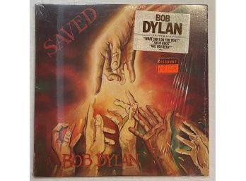 Bob Dylan - Saved FC36553 VG Plus W/ Original Shrink Wrap And Hype Sticker