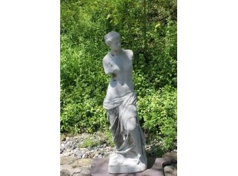 Greek Goddess Venus Di Milo Cement Statue - Stands 41' Tall