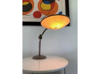 Mid-Century Desk Lamp With Fiberglass Shade