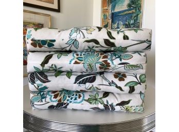 Floral Outdoor Seat Cushions - Set Of 4