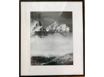 Black And White Moutainscape Photographic Print