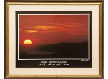 Sunset At Acardia National Park