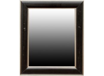 Silver & Black Framed Mirror