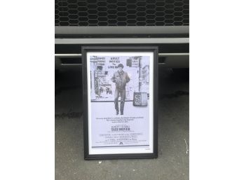 Taxi Driver Movie Poster Framed