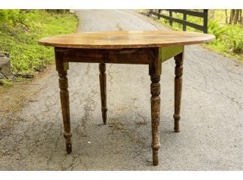 Rustic Round Top Table