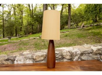 Modernist Wood Lamp
