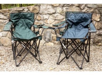 Four Fold-Out Camp Chairs