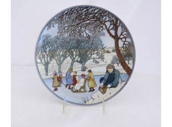Vintage Villeroy And Boch 'winter' Plate - Germany