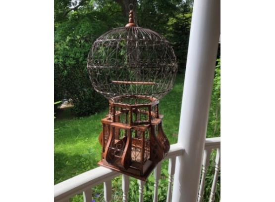 Vintage Victorian Style Bird Cage - 2