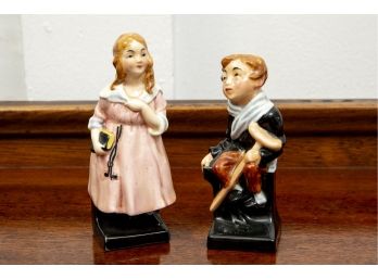 Doulton England Little Nell And Tiny Tim Figurines