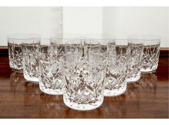 Set Of Ten Waterford Crystal Scotch Glasses