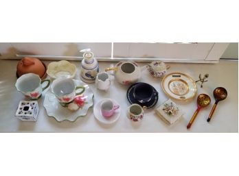 Wedgwood, 24K Gold Painted Plate, And More!