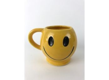 Vintage McCoy Pottery Smiley Face Mug