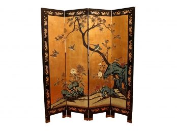 Antique Chinese Folding Screen
