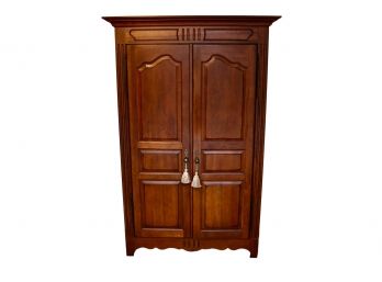 Ethan Allen Armoire With Colorful Front Tassels