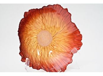 Murano Glass Bowl Red 10'