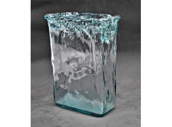Ice Glass Vase 12'H