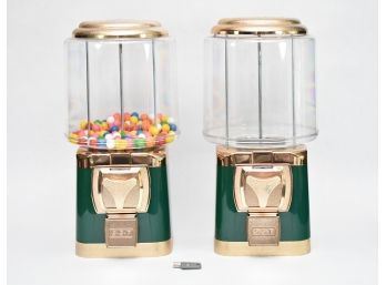 Two Coin Operated Gumball Machine Silent Sales Force Inc.