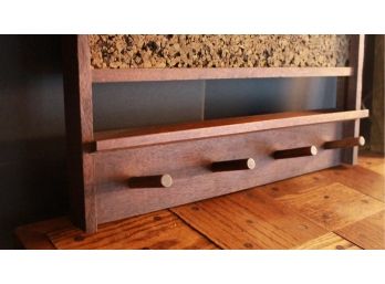 Beautiful Danish Modern Wood And Cork MID CENTURY Board, Totally MCM