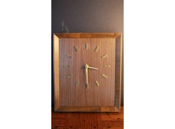 Cool Wooden Mid Century Veneer Wall Clock