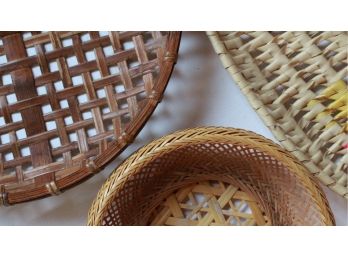Set Of 3 Woven Baskets, It Doesn't Get Better Than These!