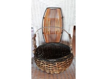 Set Of 2 Handmade Baskets