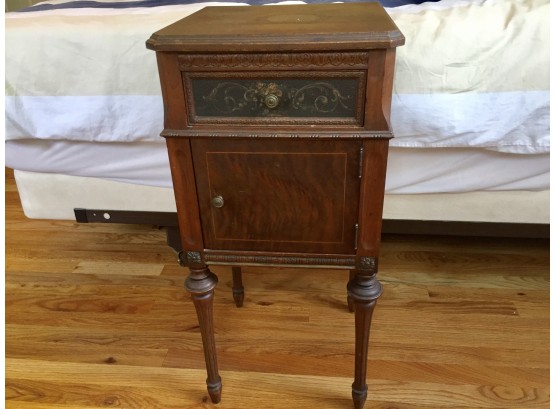 Antique Hardwood Spindle Leg Table