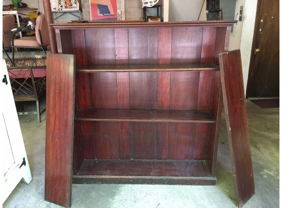 Hardwood Bookcase With Four Adjustable Shelves