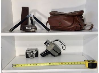 Vintage Cameras And Accessories Lot