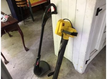 Electric Leaf Blower And Grass String Trimmer