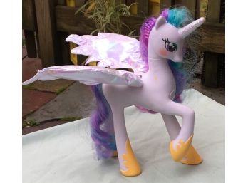 Vintage My Little Pony 'flying Talking Unicorn Pony' Toy Horse Figure
