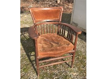 Antique Wooden Winsor Arm Chair (As Is)