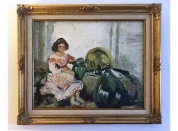 Oil On Canvas, Noted Westport Artist Eloise Egan (1874-1967)