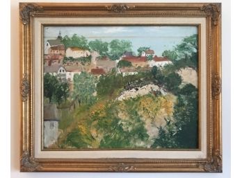 Oil On Canvas, Noted Westport Artist Eloise Egan (1874-1967), Unsigned On Front