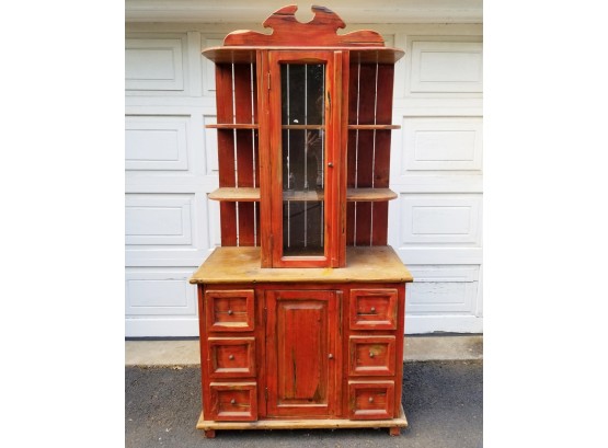 Antique Hardwood Cabinet