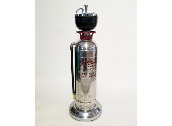 Fabulous Vintage 'Pyrene' Fire Extinguisher Turned Ash Tray
