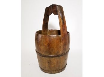 Primitive Wooden Water Pail/Bucket