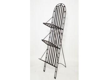 Vintage Wrought Iron Display Rack