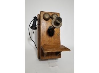 Antique Kellogg Wall Mounted Phone