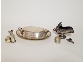 Assortment Of Silver Plated Tableware